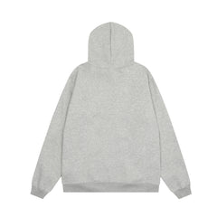 Broken Planet Puff Print Fleece Zip Up Hoodie