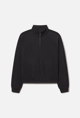 Track Half Zip / Black