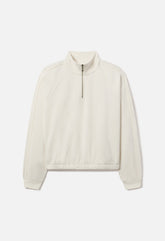 Track Half Zip / Salt