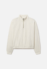 Track Half Zip / Salt