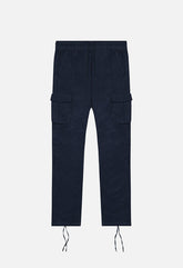 Back Sateen Cargo Pants / Navy