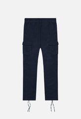 Back Sateen Cargo Pants / Navy