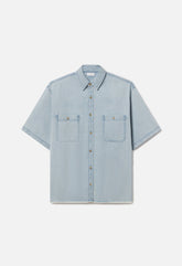 Princeton Hemi SS Shirt / Washed Indigo