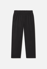 Cotton Easy Trouser / Black