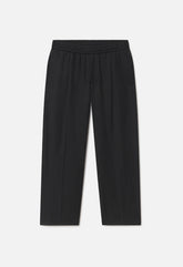 Wool Wide Easy Trouser / Black
