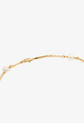 John Elliott X M.A.R.S Twist Link X Pearl Necklace / Gold