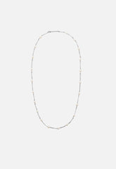 John Elliott X M.A.R.S Twist Link X Pearl Necklace / Silver