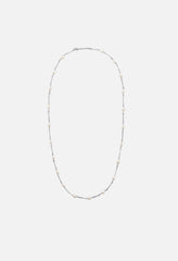 John Elliott X M.A.R.S Twist Link X Pearl Necklace / Silver