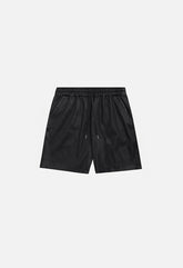 Leather LA Shorts / Black