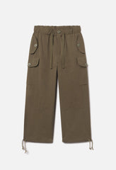 Canopy Cotton Cargo Pants / Olive