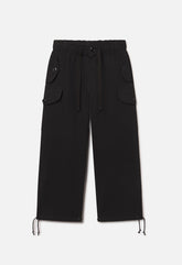 Canopy Cotton Cargo Pants / Black