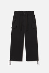 Canopy Cotton Cargo Pants / Black