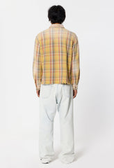 Odeon Hemi Oversized Shirt / Vintage Yellow Plaid