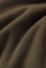 Silk Noil Hoodie / Olive