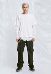 Washed Corpus Cargo Pants / Black