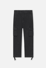 Washed Corpus Cargo Pants / Black