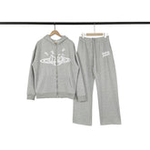 Broken Planet Puff Print Fleece Hooded Sweatsuit Set
