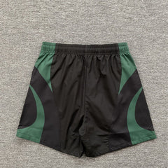 Broken Planet Embroidered Color Block Casual Shorts