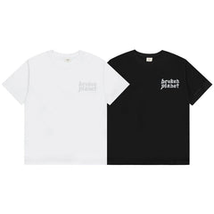 Broken Planet Basic Letter Puff Print Loose Tee