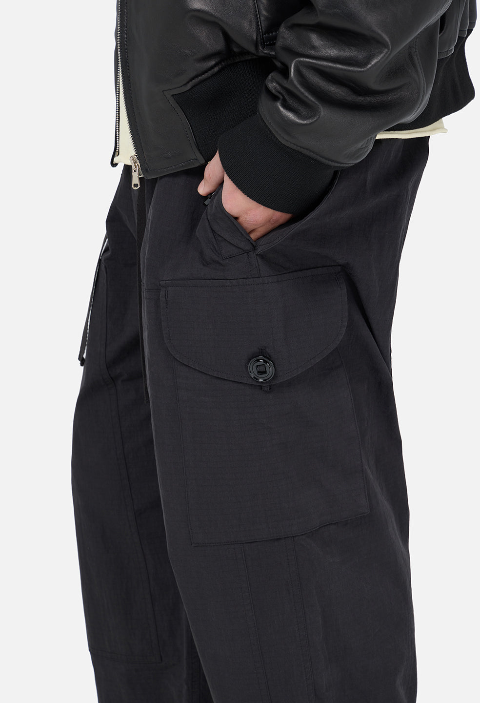 Canopy Ripstop Cargo Pants / Black