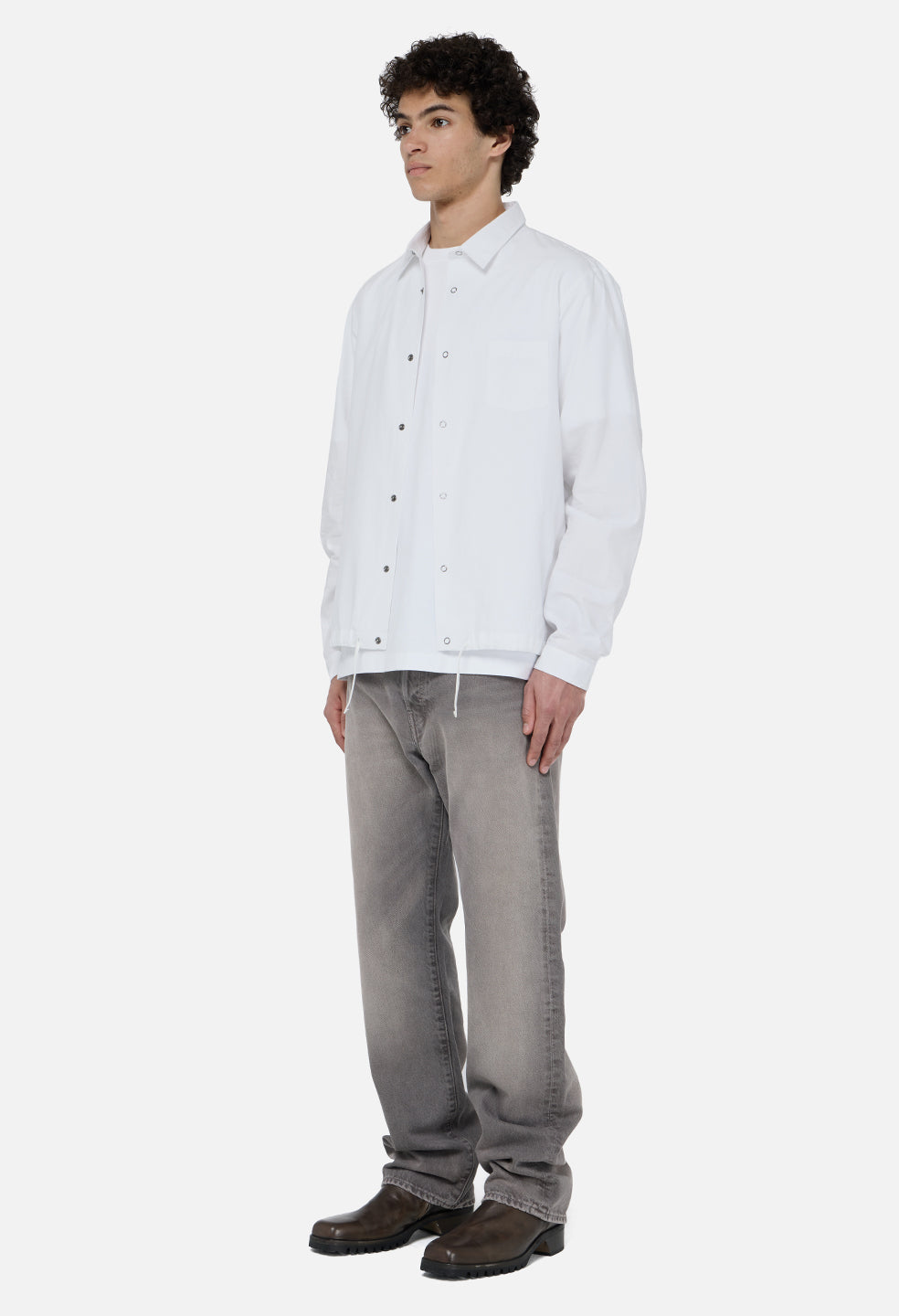 Gallery Snap Shirt / White