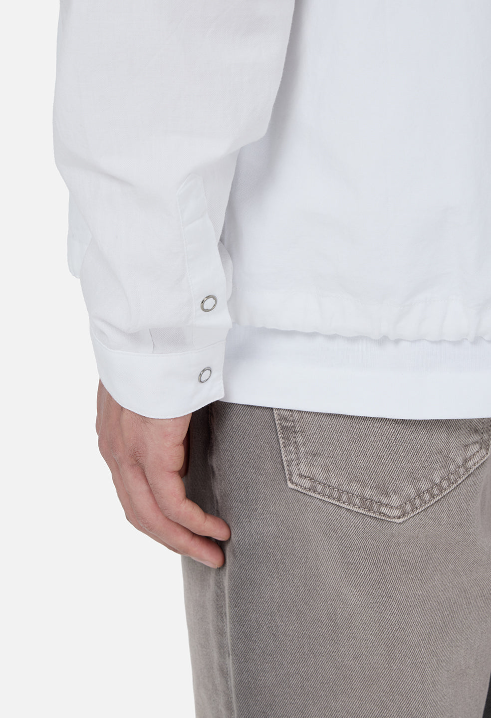 Gallery Snap Shirt / White
