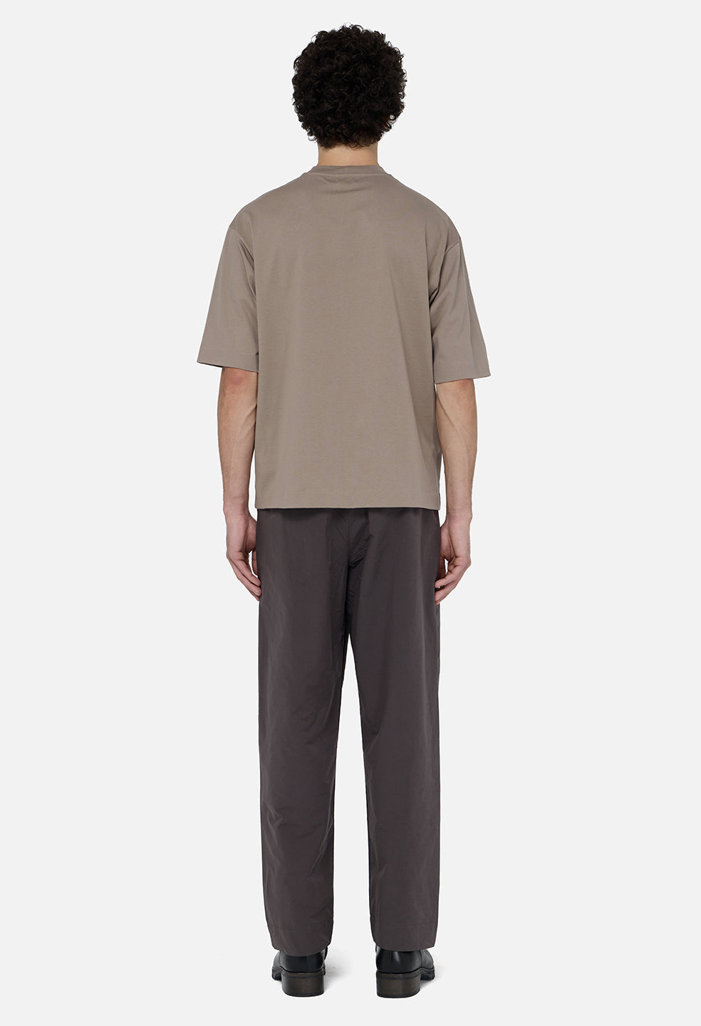 Vero Brushed Nylon Lounge Pant / Charcoal