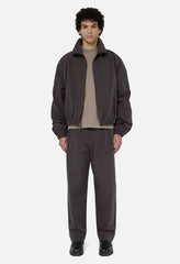 Vero Brushed Nylon Zip Jacket / Charcoal