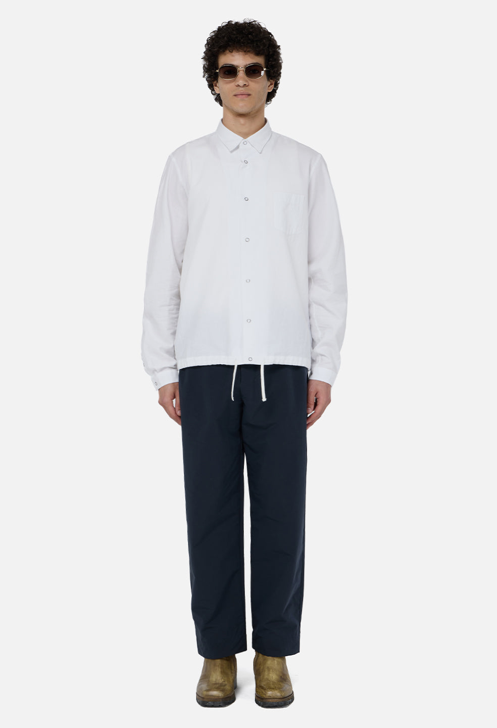 Vero Brushed Nylon Lounge Pant / Dark Navy