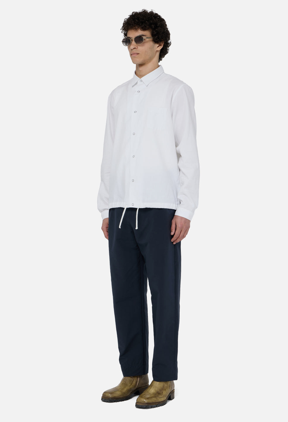 Vero Brushed Nylon Lounge Pant / Dark Navy