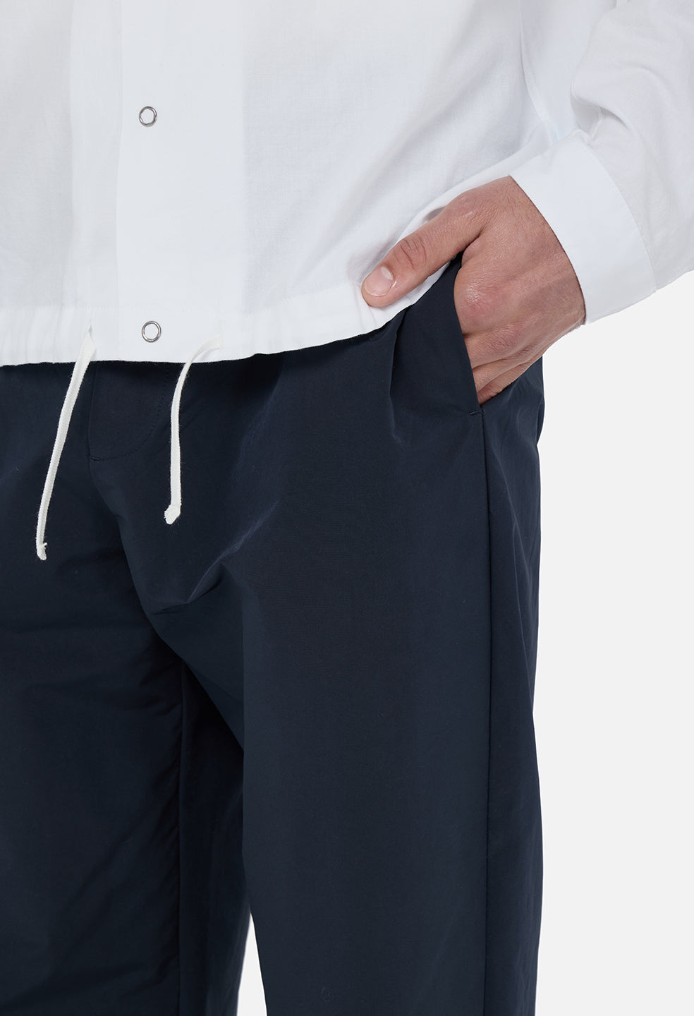Vero Brushed Nylon Lounge Pant / Dark Navy