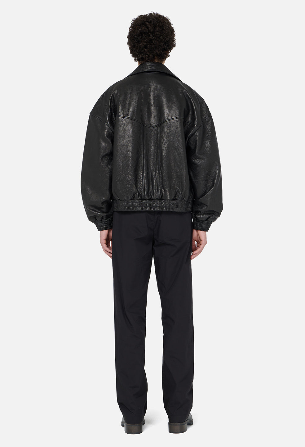 Leather Lautner Jacket / Black