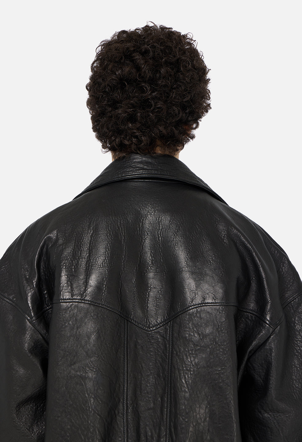 Leather Lautner Jacket / Black