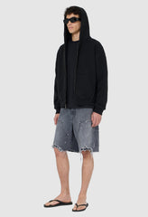 Desert Snow Cut-Off Work Short / Washed Black