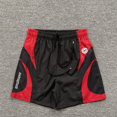 Broken Planet Embroidered Color Block Casual Shorts