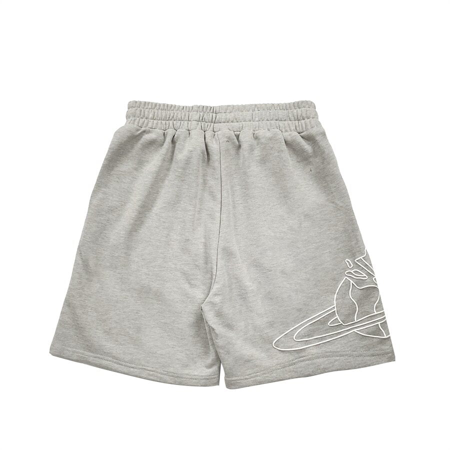 Broken Planet Embroidered Straight Casual Sweat Shorts