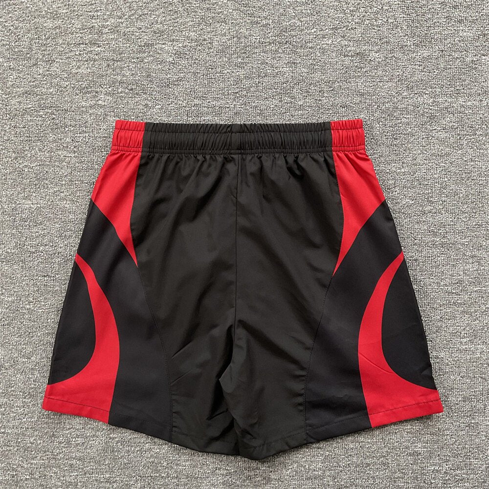 Broken Planet Embroidered Color Block Casual Shorts