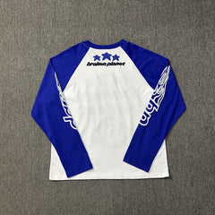 Broken Planet Fragment Design Raglan Long Sleeve Tee