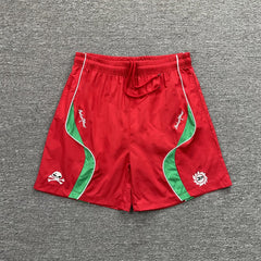 Broken Planet Embroidered Color Block Sports Shorts