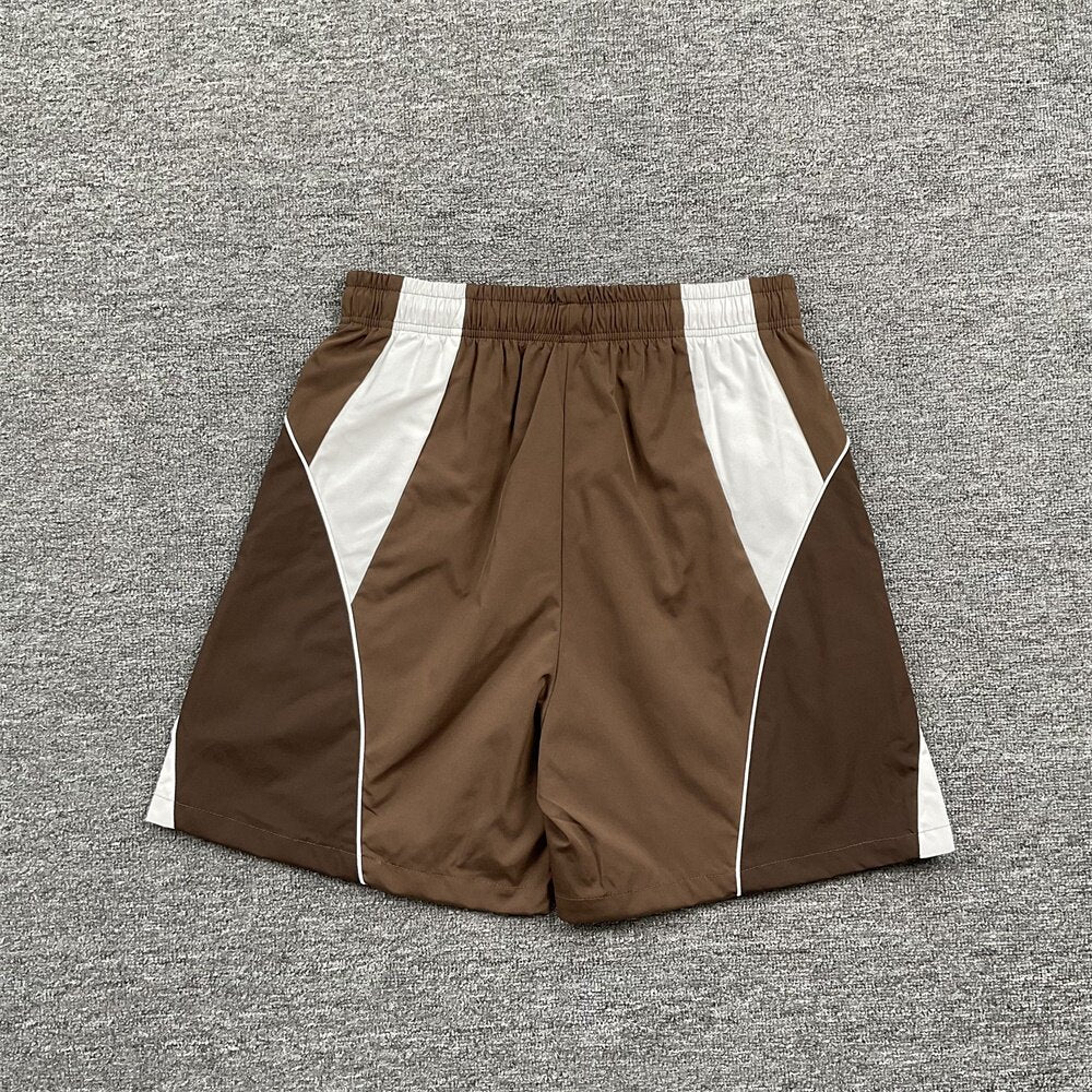 Broken Planet Embroidered Straight Casual Sweat Shorts