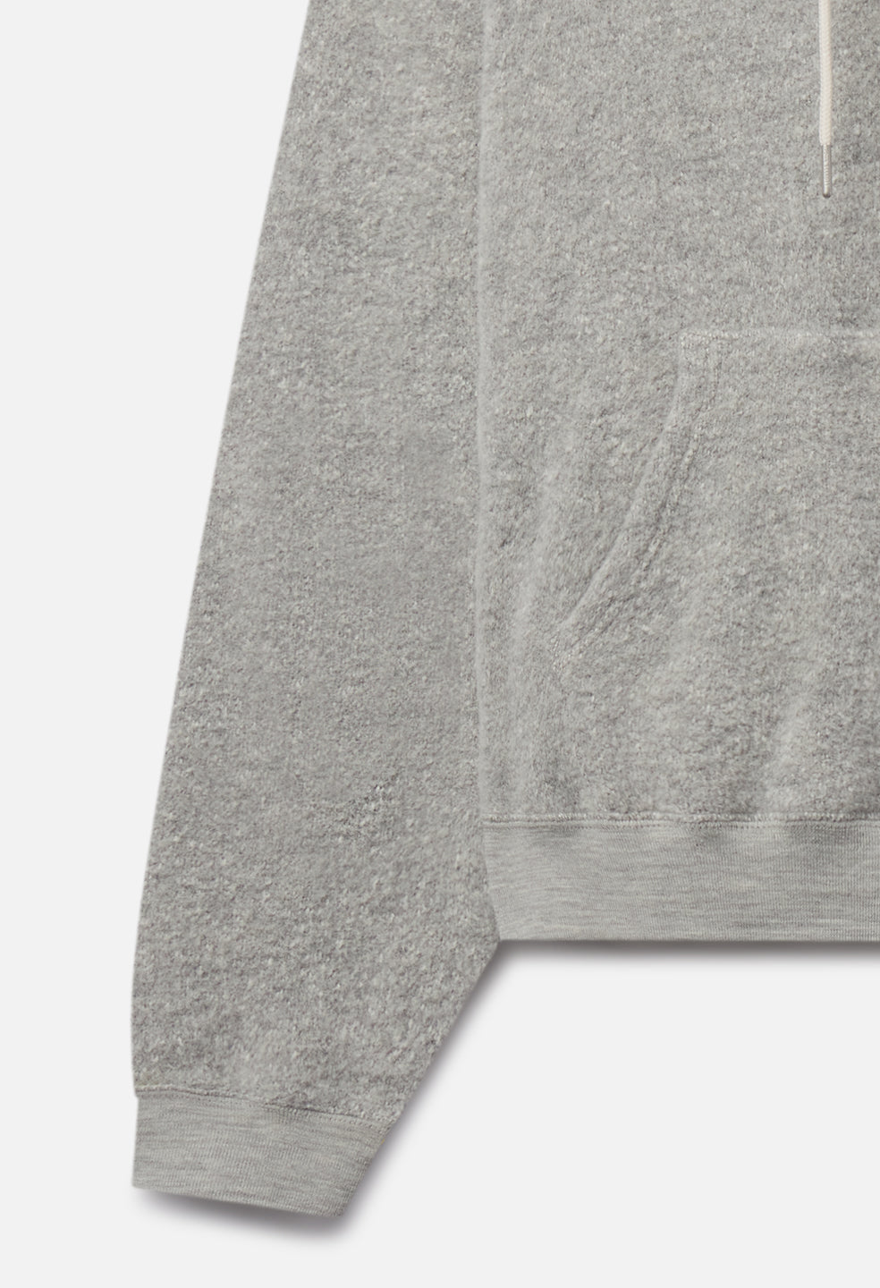 Andes Wool Fleece Pullover / Heather Grey