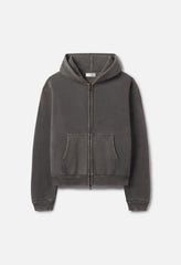 Overcast Fleece Frances Full-Zip / Washed Black