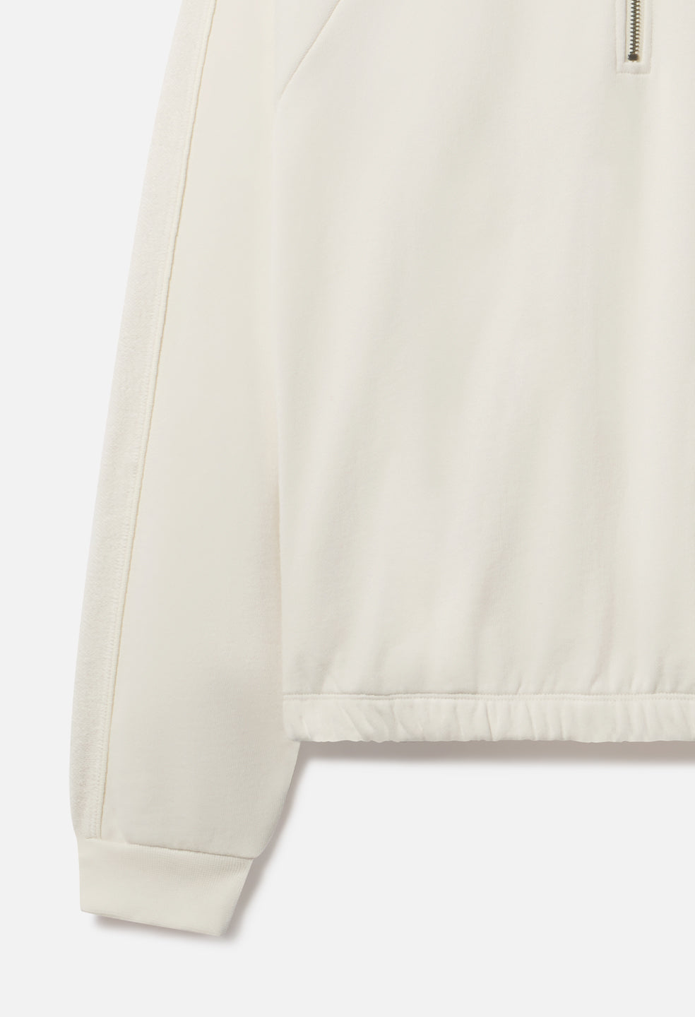 Track Half Zip / Salt