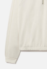 Track Half Zip / Salt