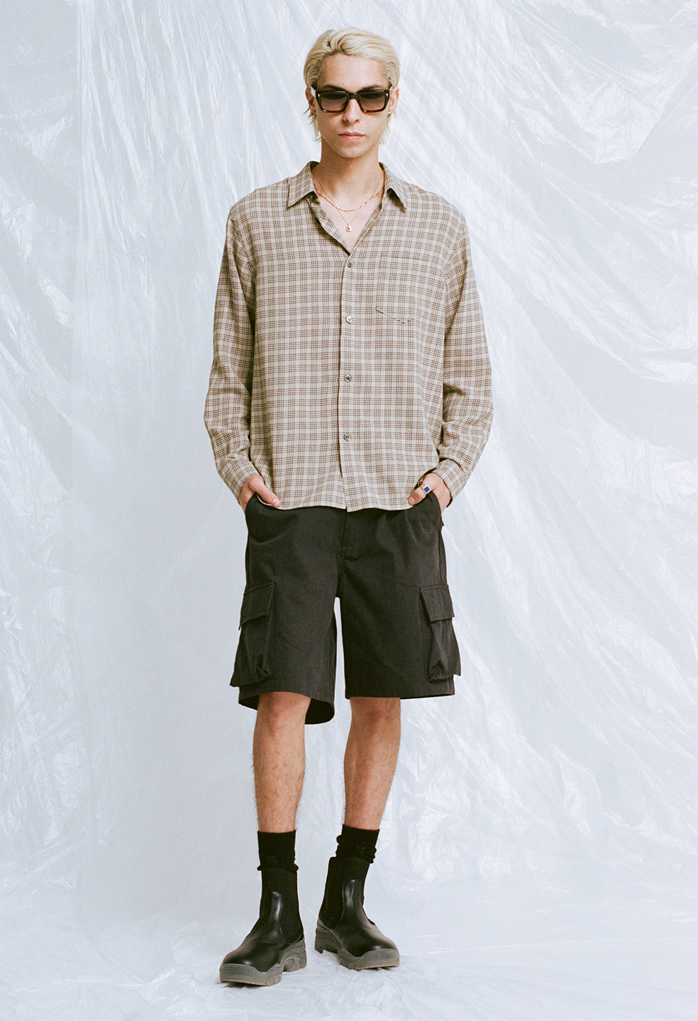 Cloak Button Up / Prato Check