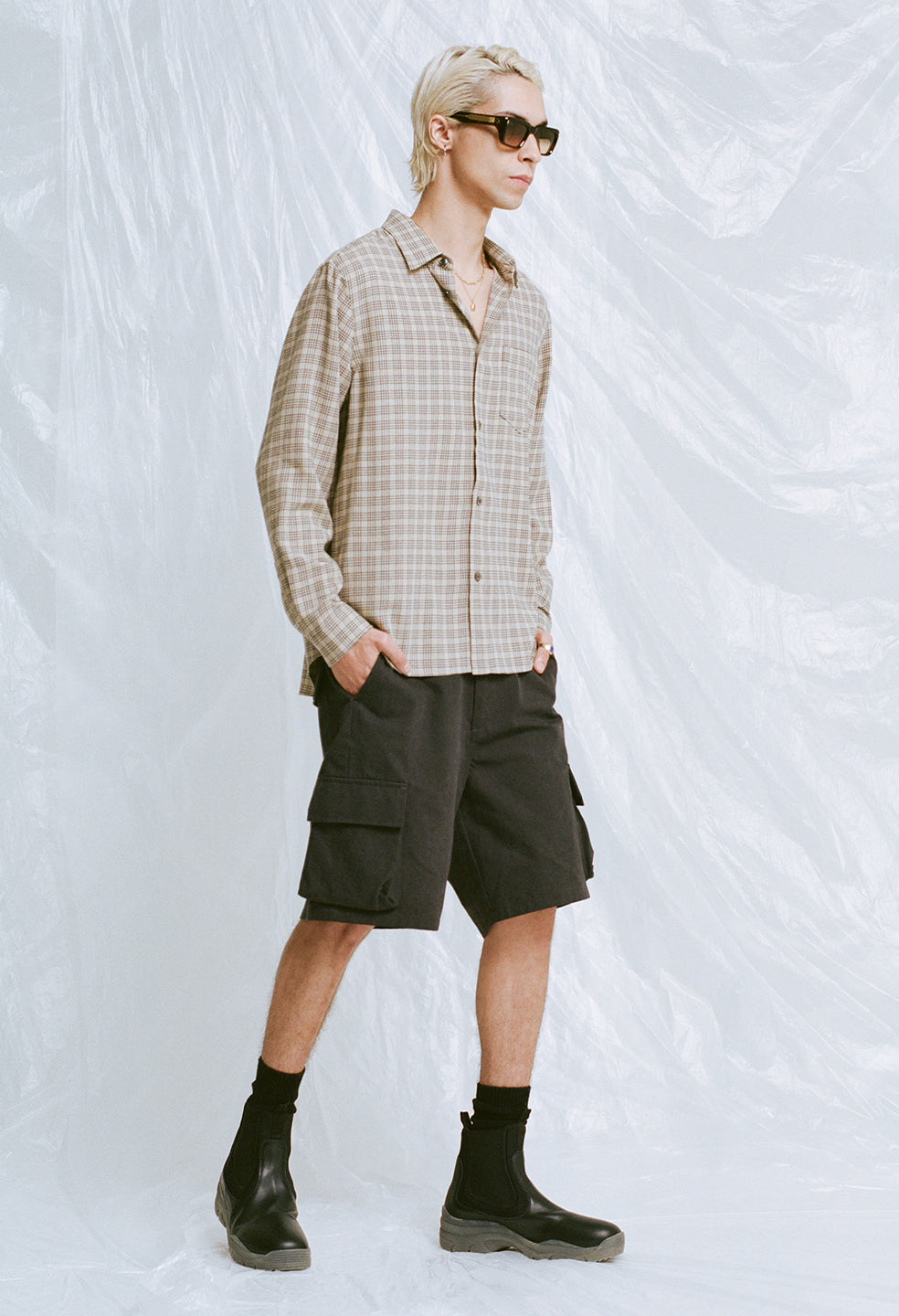 Cloak Button Up / Prato Check