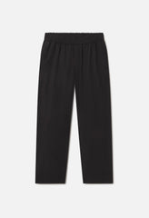 Cotton Easy Trouser / Black