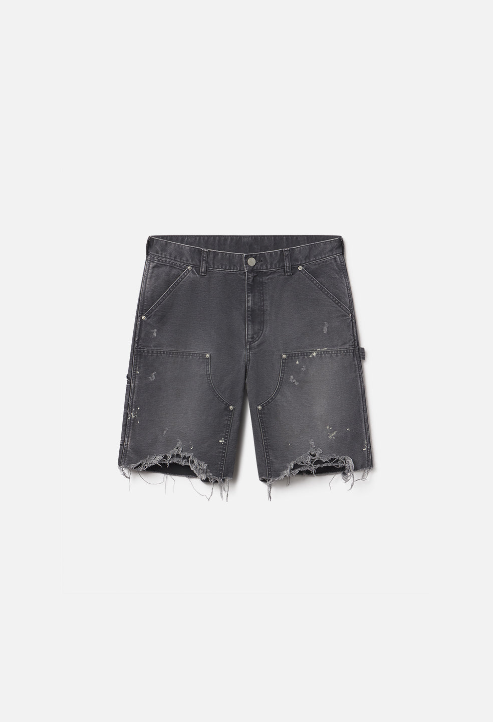 Desert Snow Cut-Off Work Short / Washed Black