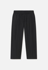 Wool Wide Easy Trouser / Black