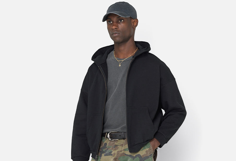 Frances Full-Zip / Black